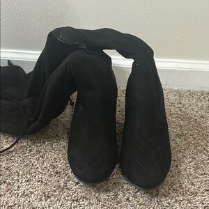 Black Thigh High Women's Boots